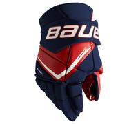 Guanti da hockey Bauer Vapor FLY40 Navy/Red/White Senior 15 pollici