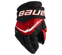 Guanti da hockey Bauer Vapor FLYPRO Black/Red Junior 11 pollici