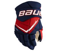 Guanti da hockey Bauer Vapor FLYPRO Navy/Red/White Senior 14 pollici