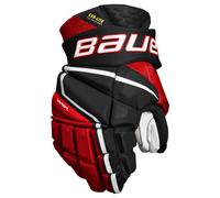 Guanti da hockey Bauer Vapor Hyperlite Black/Red Senior 15 pollici