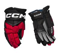 Guanti da hockey CCM JetSpeed FT8 Black/Red/White Junior 12 pollici