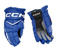 Guanti da hockey CCM JetSpeed FT8 Royal/White Junior 11 pollici