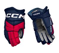 Guanti da hockey CCM JetSpeed FT880 Navy/Red/White Junior 12 pollici