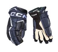 Guanti da hockey CCM JetSpeed FTWomen Navy/White Senior 14 pollici