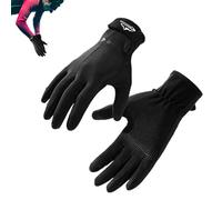 Guanti da immersione da uomo, guanti da snorkeling - Guanti impermeabili con palmi e punta delle dita ispessiti, doppio uso di paese, adesivo regolabile per arrampicata, ciclismo, immersioni