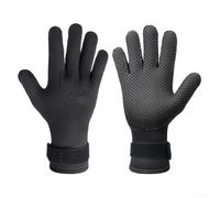 Guanti da immersione in neoprene da 5 mm per isolamento termico per immersioni subacquee, snorkeling, surf, nuoto, tracciamento fluviale e vela (M)