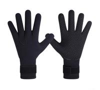 Guanti da immersione in neoprene da uomo, 5 mm, forniscono calore e protezione per attività acquatiche, tra cui surf, sci, snorkeling, rafting e nuoto (S)