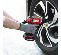 Guanti da Lavoro 12 PCS Grigio e Nero 10 / XL Poliestere,Commercio e Industria,Attrezzature protettive,Guanti di protezione-42020706