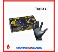 GUANTI DA LAVORO BLACK MAMBA TG. L IN NITRILE SUPER RESISTENTI SCATOLA 100 PZ