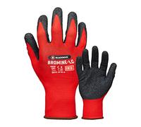 Guanti da lavoro Blackrock Pro Grip, per impieghi gravosi, in lattice, protettivi, per giardinaggio, edilizia, costruzione, guanti di sicurezza spessi, fai da te, silvicoltura, DexraFit