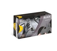 Guanti da lavoro da esaminazione monouso 3D Tech Black tg L Nero