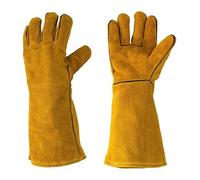 Guanti da lavoro for saldatura ignifughi in pelle bovina Protezione for in metallo resistente al calore gialli for for Strumenti