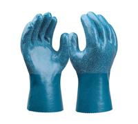 Guanti da lavoro in nitrile 1 paio protettivo riutilizzabile resistente a | Guanti da lavoro in gomma da uomo per casa, cucina, garage, officina, giardino, pulizia, preparazione