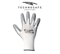 GUANTI DA LAVORO IN NITRILE /NYLON MISURA 7/8/9/10 e CONFEZIONI 12/24/60 PAIA