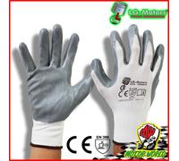 GUANTI DA LAVORO IN NITRILE /NYLON MISURA 9 10 e CONFEZIONI 12 24 48 60 PAIA