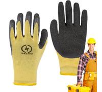 Guanti Da Lavoro Isolanti - Guanti Di Sicurezza Elettrica 400V Resistenti Alla Tensione | Guanti Elettricisti A Fiamma Non Slip, Guanti Di Gomma Protettivi Per La Riparazione Degli Elettrodomestici