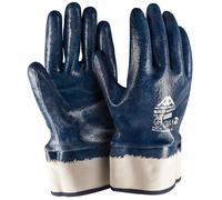 GUANTI DA LAVORO NBR BLU POLSINO DI SICUREZZA RICOPERTO M-XXL 12PAIA ACTIVE GEAR