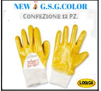 GUANTI DA LAVORO NBR MARIGOLD CON POLSO IN MAGLIA 12 PAIA