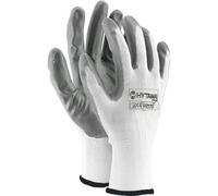 GUANTI DA LAVORO PROFESSIONALI SPALMATI IN NITRILE TAGLIA 9 - 36 PAIA