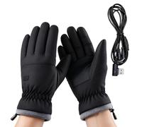 Guanti Da Lavoro Riscaldati 3 Livelli di Calore Muffole Impermeabili e | Ricarica USB Antivento Touchscreen Cinque Dita Guanti Invernali Riscaldati Per Lavoro Sci Moto Guida Pesca sul Ghiacc