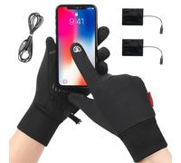 Guanti Da Lavoro Riscaldati - Guanti Caccia | USB Ricarica Waterproof Warm Non Slip Touchscreen Cancata Mitten Per Uomini Donne Che Guidavano Alle Escursioni Il Ciclismo
