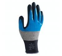 Guanti da Lavoro Showa 376R Doppio Strato in Nitrile Taglia S-M-L Conf. 10 Paia