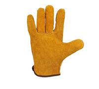 Guanti da lavoro uomini in pelle uomini che lavorano saldatura saldatura guanti da costruzione resistenti all'usura, guanti di saldatura in pelle Resistente al calore e alla fiamma(Gloves 1 pair)