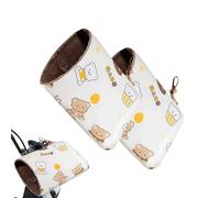 Guanti da manubrio, impermeabili, guanti termici per manubrio, per l'inverno e il freddo, per equitazione, ciclismo, moto, scooter, bici, uomini e donne