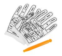 Guanti da Massaggio per Riflessologia Mano in Cotone | Bastoncini Massaggianti, per Relax e Massaggio della Mano, Adatto a Insegnanti e Famiglia