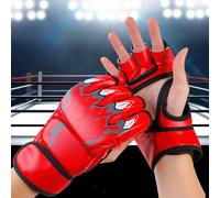 Guanti da Mma, mezzi guanti protettivi per uomini donne adulti Karate Fighting