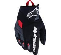 Guanti da moto Alpinestars Durack grigio scuro-rosso XL