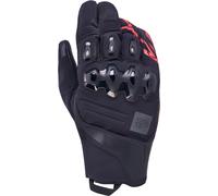 Alpinestars Harok Pro Drystar XF Guanti impermeabili da motocicletta, nero/grigio/rosso, Taglia L