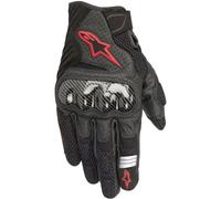 Guanti da moto Alpinestars SMX-1 AIR 2 nero-rosso fluo 3XL
