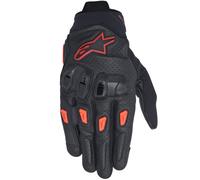 Guanti da moto Alpinestars SP X 7 nero-rosso scuro-rosso M