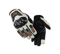 Guanti da moto, antiscivolo e antiurto, protettivi, con guscio rigido for moto, guanti da cavaliere a dita lunghe(GRAY)