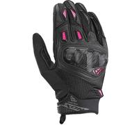 Ixon Rise Air 2 Guanti da moto da donna 2, nero-rosa, taglia XL per donne
