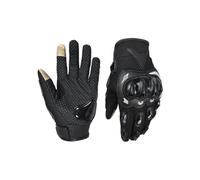 Guanti da moto da uomo, in guscio duro, con dita capacitive per touchscreen, per la guida di motocross, per corse su strada, sport all'aria aperta e moto