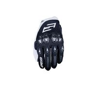 Guanti da moto FIVE Stunt EVO 2 Airflow bianchi e neri da donna S