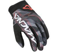 Guanti da moto Macna Decode, nero/rosso/bianco, S