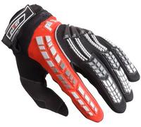 Guanti da moto MX Pilot nero/rosso XL