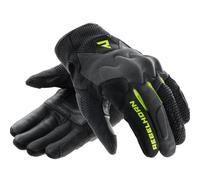 Guanti da moto Rebelhorn Core nero-grigio-giallo fluo XL