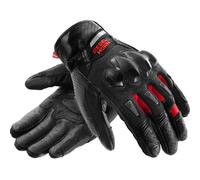 Guanti da moto Rebelhorn Defender neri-rossi 3XL