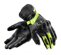 Guanti In Pelle Rebelhorn Viper Nero Grigio Giallo Fluo XL
