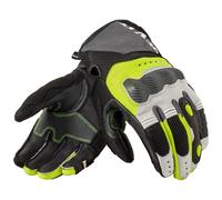 Guanti da moto Revit Blaze grigio chiaro-giallo fluo 2XL