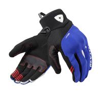 Revit Endo Guanti da moto, nero-blu, taglia S per maschi