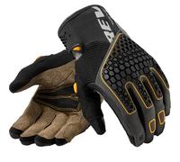 Guanti da moto Revit Mangrove 2 Nero-Giallo senape 3XL
