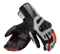 Guanti da moto Revit Metis 2 grigio chiaro - rosso fluo S