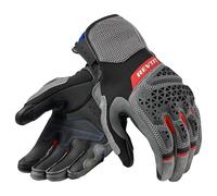 Guanti da moto Revit Sand 5 grigio-rosso 3XL