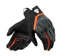 Guanti da moto Revit Veloz nero-arancio 2XL