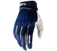 Guanti Da Moto RIDEFIT 100% MX MTB - Blu Navy / Bianco
